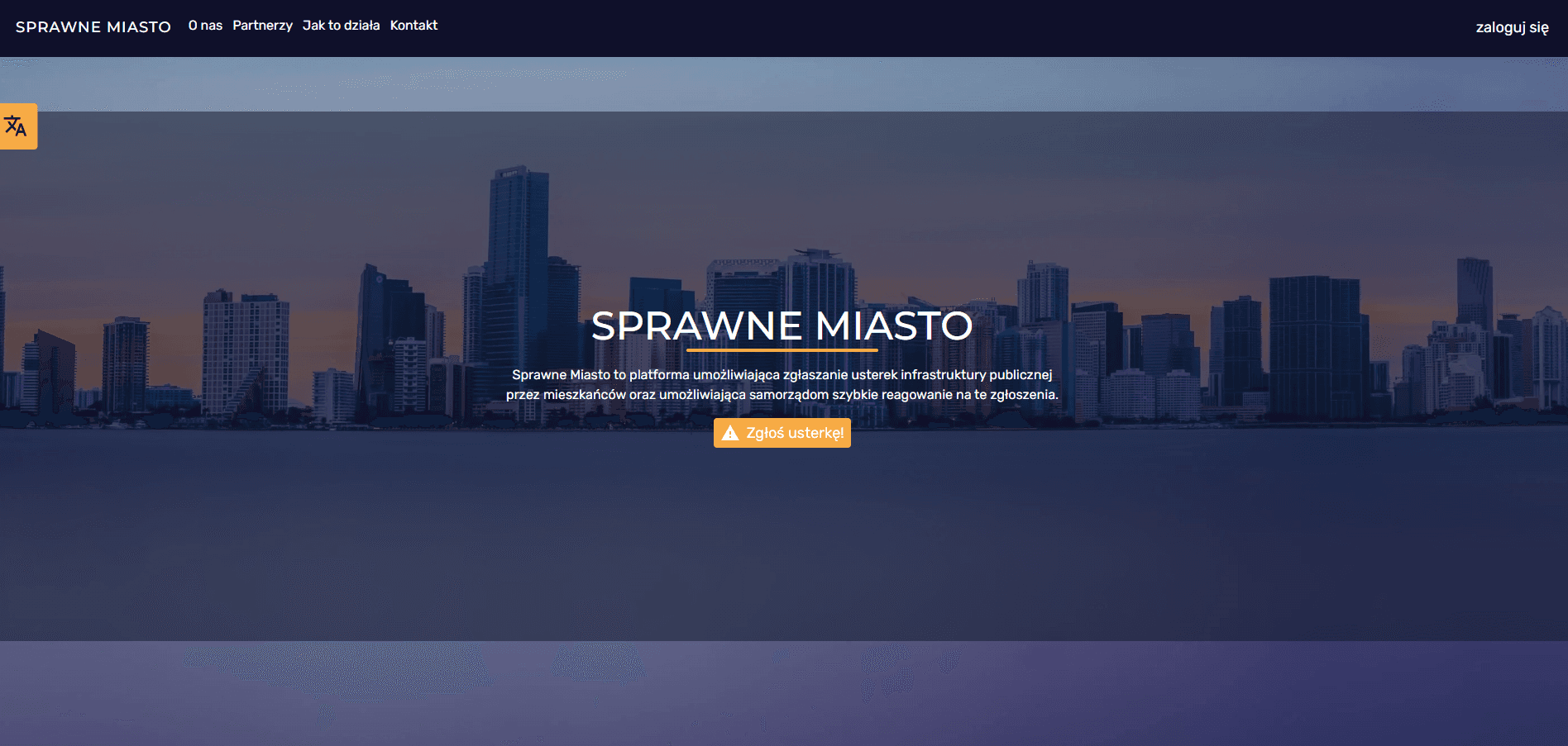 Sprawne Miasto website